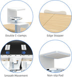 suptek Large Keyboard Tray Under Desk Pull Out - Image 8