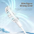 USB Fan, Mini Portable Fan for 360° Rotation, Small Personal Fan for Home Office - Image 8