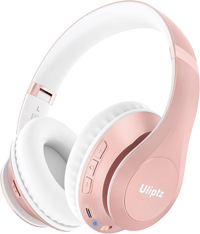 Uliptz Wireless Bluetooth Headphones, 65H Playtime, 6EQ Sound Modes, HiFi by Uliptz