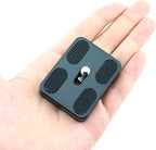 Maxmoral 2PCS 38x50mm Black Universal Metal Quick Release Plate - Image 4