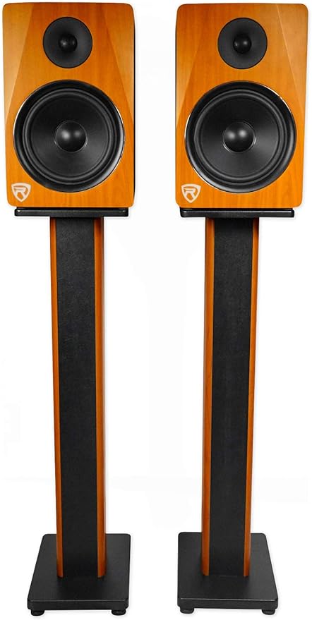 Rockville Pair RHTSC 36-Inch Bookshelf Speaker Stands, Surround Sound, 60 lbs - Image 6