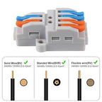 10PCS Lever Wire Connectors, Quick Wiring Cable Connectors, Compact Push-in - Image 3