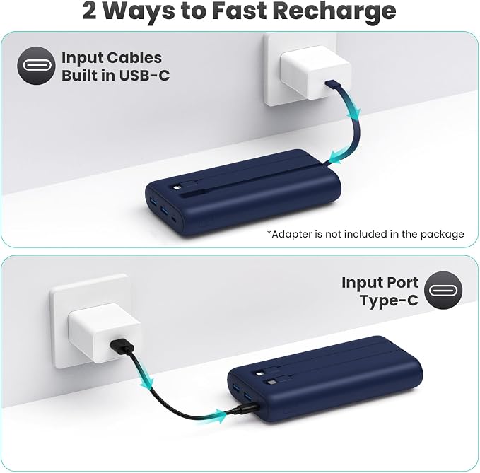 Portable Charger 40, 800mAh Power Bank 25W Portable Battery Pack - Image 4