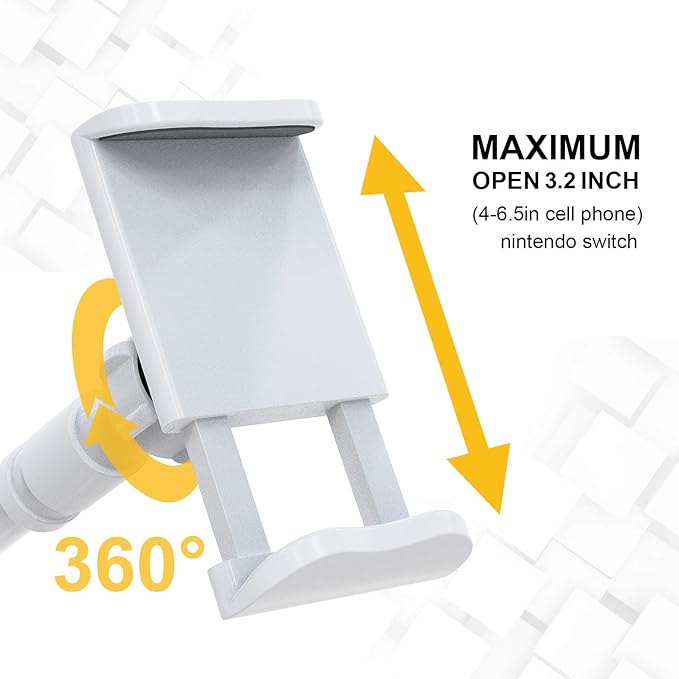 Phone Holder Bed Gooseneck Mount - Image 2