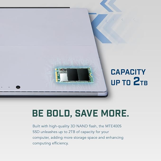 Transcend 1TB MTE400S M.2 2242 PCIe Gen3x4 SSD, Compatible - Image 6