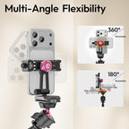 ULANZI MA51 Metal Phone Tripod Mount, Phone Clamp - Image 4