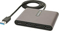 StarTech.com USB 3.0 to Quad HDMI Adapter, USB to 4x HDMI Monitor Converter by StarTech