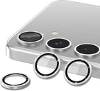 for Samsung Galaxy S25 Camera Lens Protector, Individual Metal Ring Tempered - Image 2