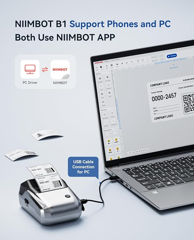 NIIMBOT B1 Label Maker Machine - Image 7