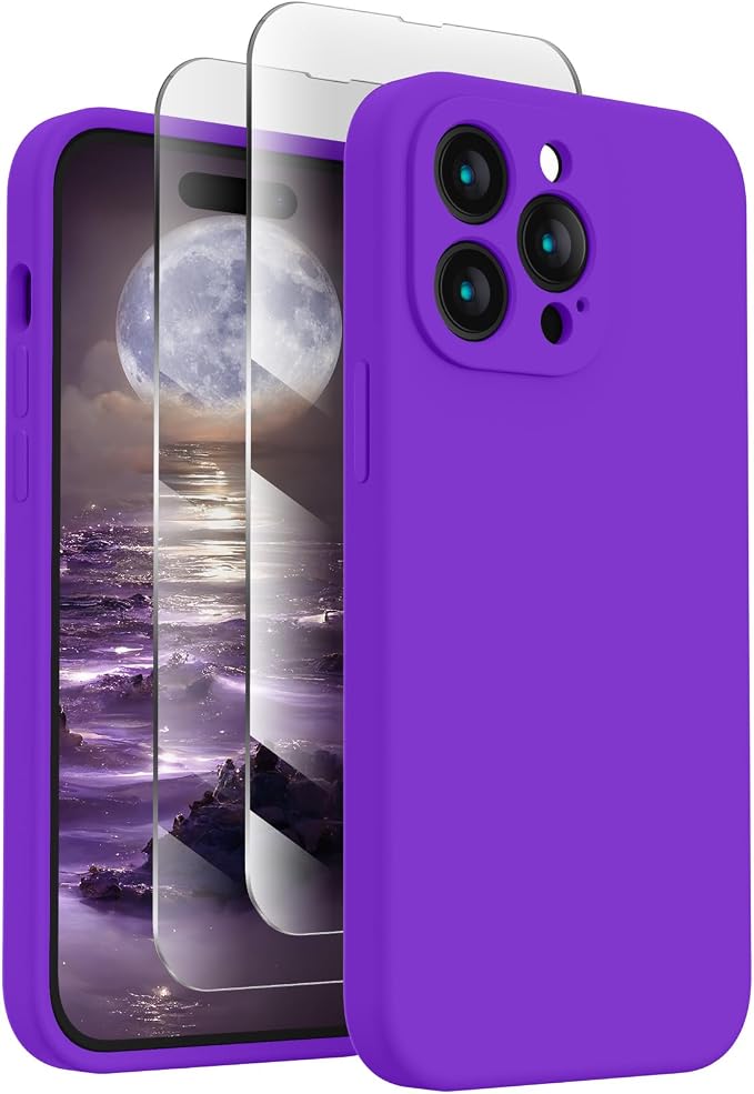 FireNova for iPhone 14 Pro Case, Silicone Upgraded Phone Case with, Soft by FireNova