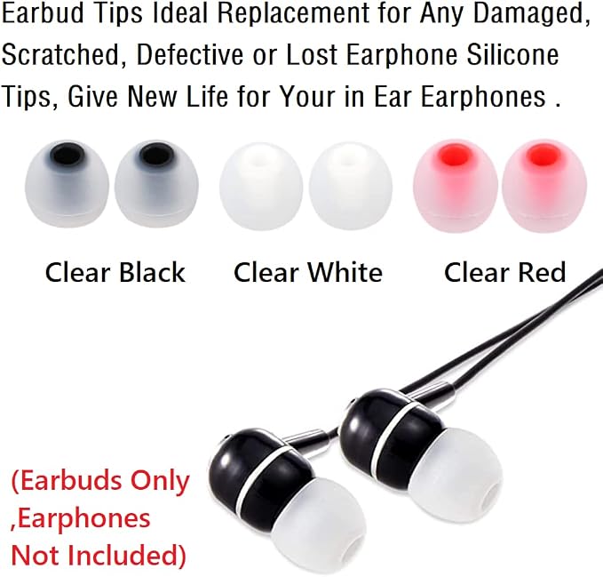 Earbud Silicone Ear Tips Replacement Earbuds Gels - Image 5