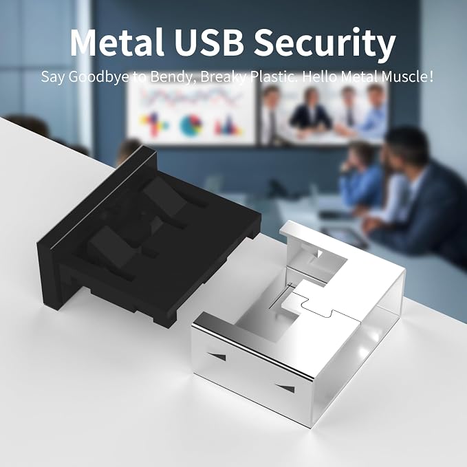 12PCS USB Metal Port Lock Blocker - Image 2