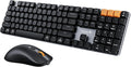 ProtoArc Mechanical Keyboard and Mouse, KM310 Wireless Rechargeable Aluminum by ProtoArc