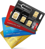 1 Pack SIM Card Holders with Tray Opener Pins, Card Storage Tool Set - Image 3