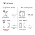 Magnetic Reed Switch NO Surface Mount Wired Door Window Contact Sensor - Image 5