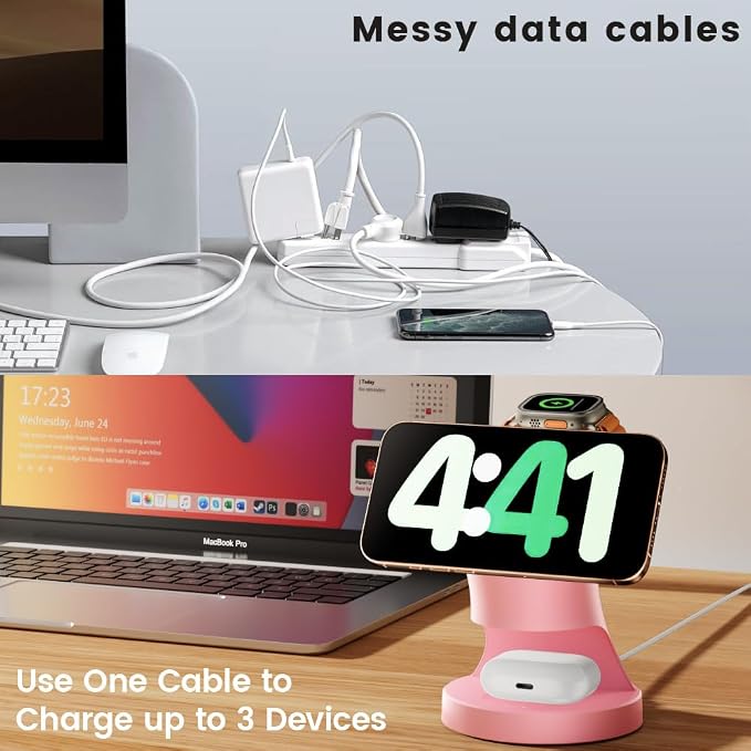 3 in 1 Wireless Charging Station - Image 2