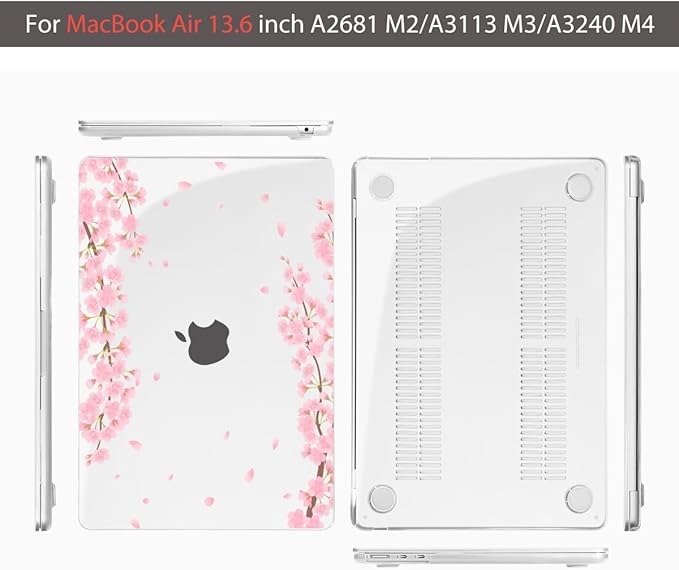 Teryeefi Compatible for MacBook Air 13.6 inch Case A3240 A3113 A2681, - Image 7