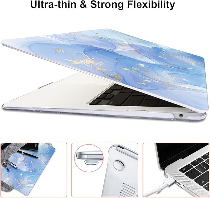 Compatible with MacBook Pro 13 inch Case 2022 2021-2020 Release A2338 M2/M1 - Image 6