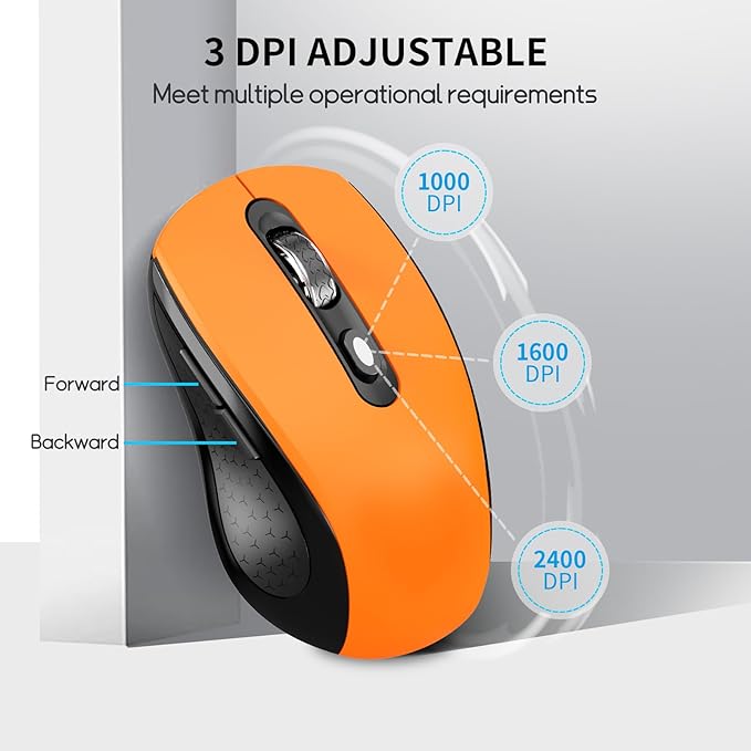 Wireless Mouse With Side Buttons Suitable - Image 3