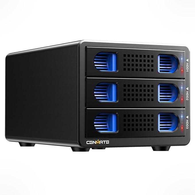 3 Bay Hard Drive Enclosure by Cenmate