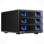 3 Bay 10Gbps Hard Drive Enclosure by Cenmate