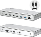 WAVLINK Thunderbolt 4 Hub with Dual HDMI 4K@60Hz, 100W Charging, Thunderbolt by WAVLINK%C2%AE