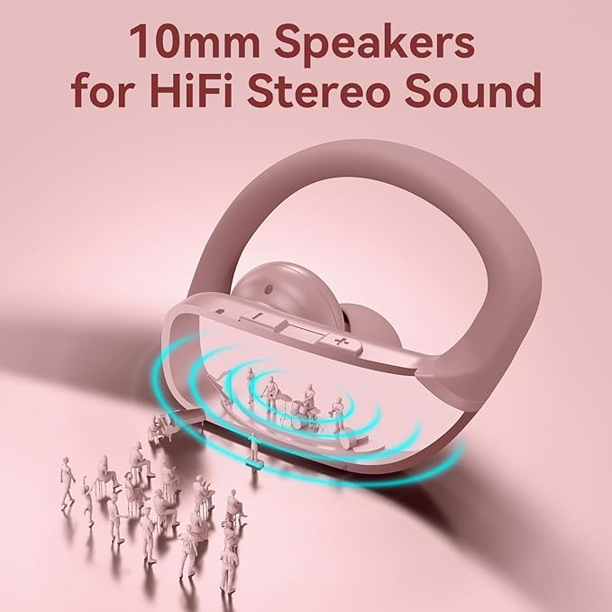 bmani Wireless Earbuds Bluetooth Headphones 48hrs Play Back Sport Earphones - Image 5