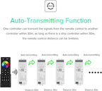 BTF-LIGHTING 5in1 WB5 2.4GHz Tuya WiFi PWM LED Controller Compatible - Image 5