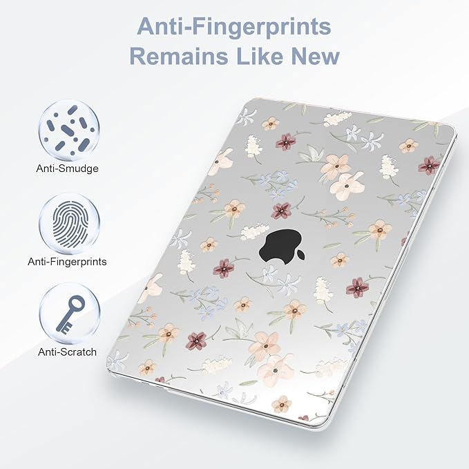 G JGOO Compatible with MacBook Air 13 inch Case 2025 2024 2023 2022 M4 A3240 M3 - Image 4