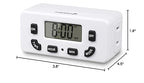 Fosmon Digital Timer for Electrical Outlets, Indoor 24 Hour Light Timer - Image 7