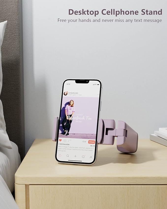 MiiKARE Airplane Travel Essentials Phone Holder, Universal Handsfree Phone Mount - Image 6