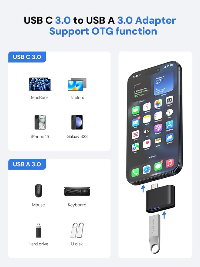 SD Card Reader, Dockteck USB 3.0 Card Reader to Micro SD Card Adapter, 5G SD - Image 7