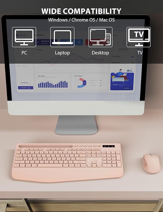 Trueque Wireless Keyboard and Mouse Combo - Image 9