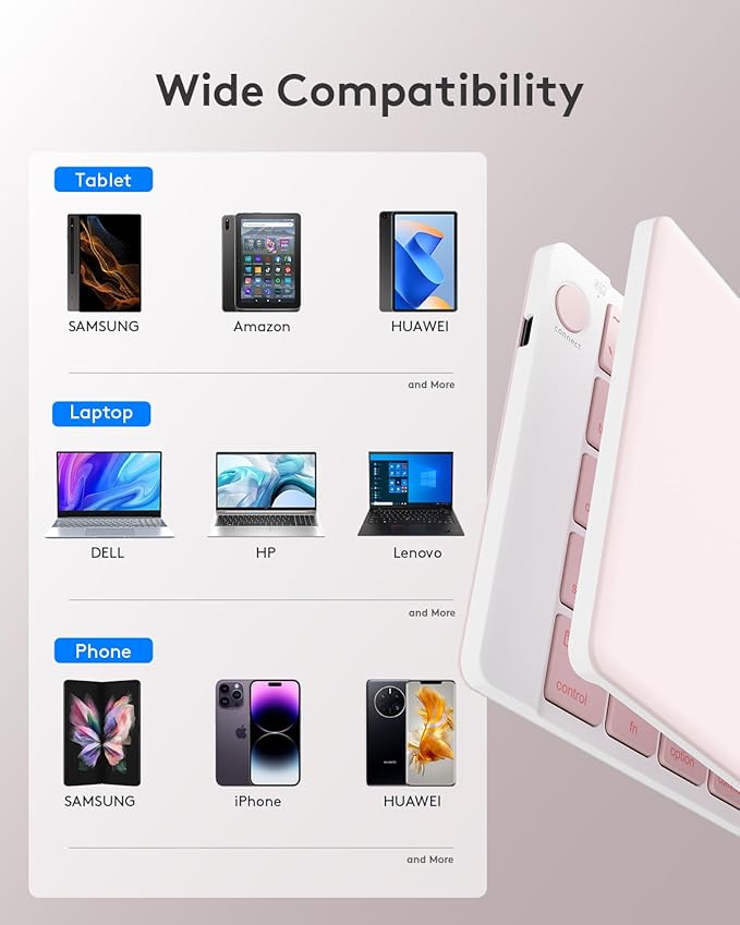 Samsers Bluetooth Foldable Keyboard - Image 6