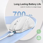 TECKNET Rechargeable Wireless Mouse, 2.4G Silent Mouse, Quiet Click, 6 - Image 2