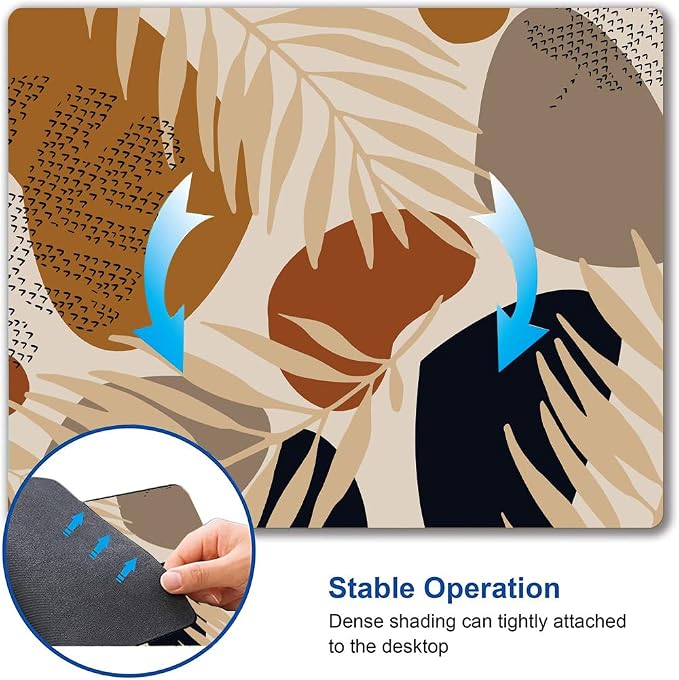 Mouse Pad, Premium-Textured Mouse Mat Square Waterproof Non-Slip Rubber Base - Image 5