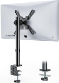 WALI Single Monitor Mount for 1 Computer Screen up to 42 inch, Fully Adjustable by WALI