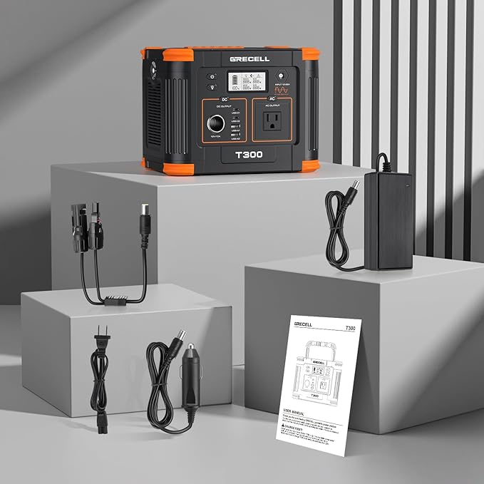 Portable Power Station 300W, GRECELL 230.88Wh Solar Generator - Image 7