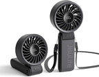 JISULIFE Handheld Fan Life7 – Ultimate Flexibility: High-Power Motor, LED by LivechillStaycool
