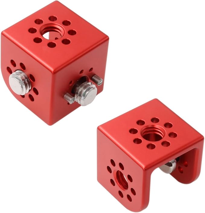Block 3/8" Thread Bracket Lock Mounting Adapter Right Angle - Image 8