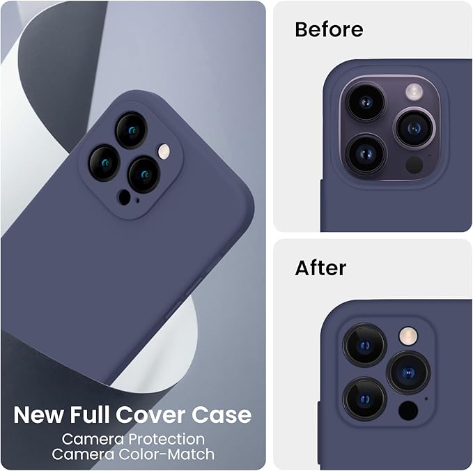 FireNova for iPhone 14 Pro Case, Silicone Upgraded Phone Case with, Soft - Image 3