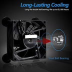 Mini, Compact 40mm x 20mm USB Fan, - Image 5