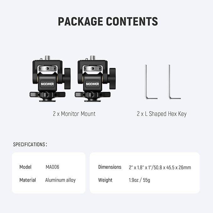 NEEWER Camera Monitor Mount - Image 8