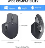 Rapoo MT760 Multi-Device Wireless Mouse, 11 Programmable Buttons, 4K DPI - Image 9