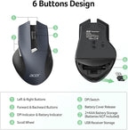 acer Wireless Mouse for Laptop, 2.4GHz Computer Mouse 3 Adjustable DPI Office - Image 5