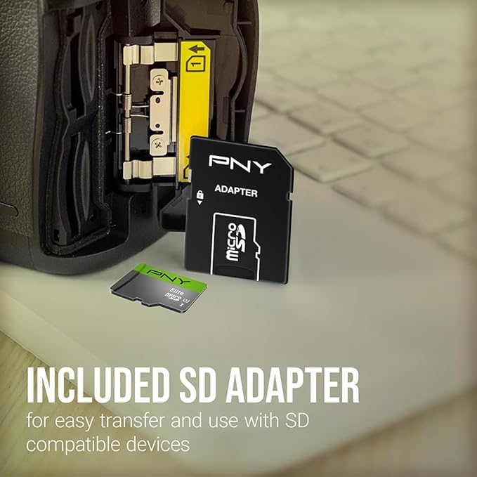 PNY 64GB Elite Class 10 U1 microSDXC Flash Memory Card - Image 6
