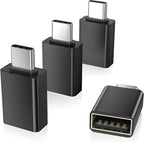 Elebase USB C to USB 3.0 Adapter 4 Pack, Type C Thunderbolt 4 to USB Converter by Elebase