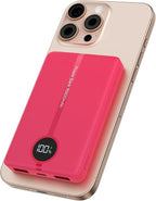 Magnetic Portable Charger, 16800mAh Wireless Power Bank, by Unknown