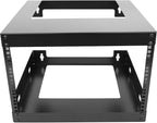 6U Wall Mount Open Frame 19 Inch Server Equipment Rack Wall Mountable Heavy - Image 3