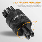 Aluminum 360 Degree Rotation Camera Mount, Metal Bracket Adapter Compatible - Image 3
